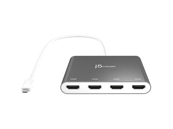 j5create USB-C to 4-Port HDMI Adapter