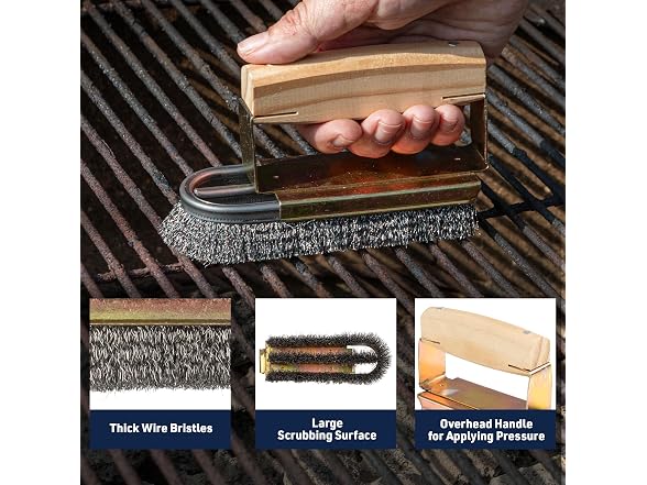 Kings County Tools BBQ Grill Brush Set