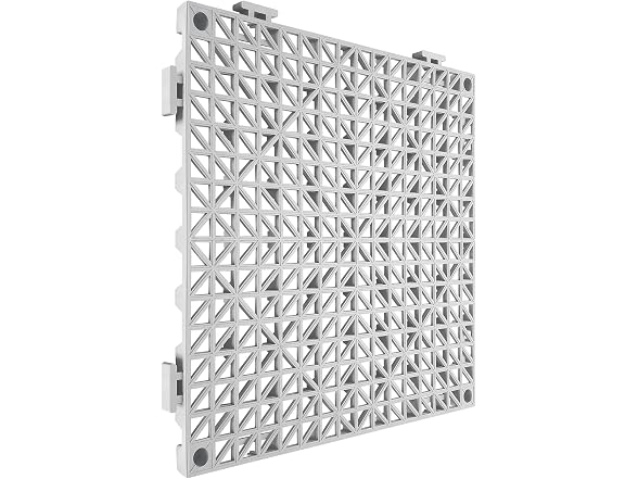 Interlocking Tile 50PCS Gray, Drainage Tiles 12"
