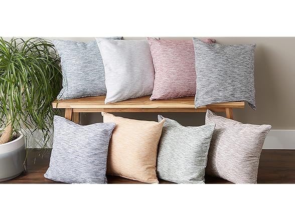 DII Throw Pillow Cover Recycled Cotton, 18"