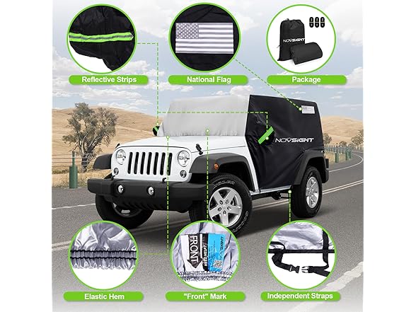 NOVSIGHT 2 Doors Cab Cover