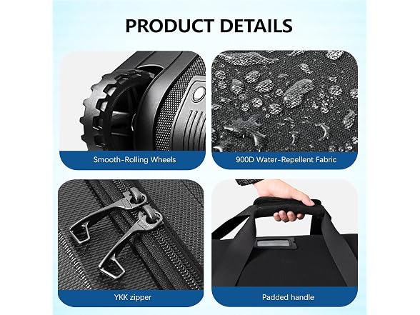 PC Hard Top Golf Travel Bag