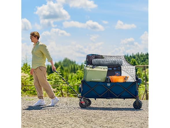 Timber Ridge Blue 51.2" Extended Collapsible Wagon