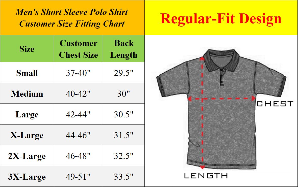 Mens 3PK S/S Pique Polo Shirts - Gallery 16