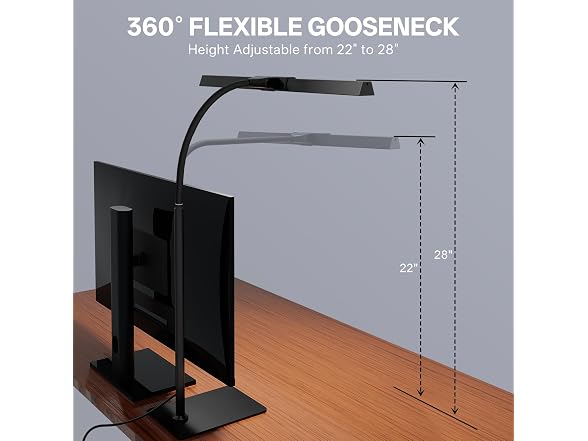 12W LED Desk Lamp for Home Office