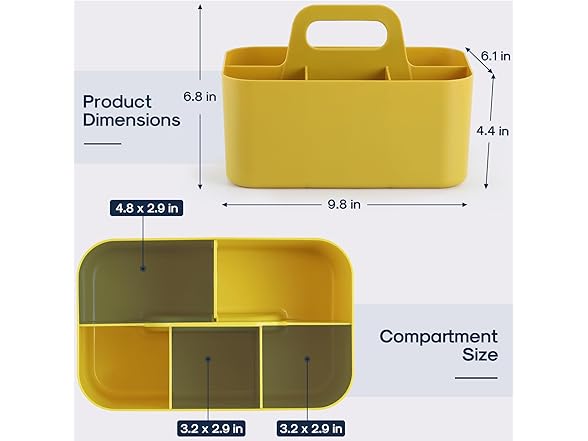 AOZITA Multiuse Caddy Organizer w/ Handle