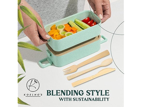 KOELHO'S Bamboo Cutlery Set 24