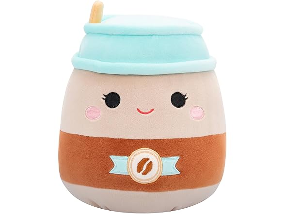 Squishmallows 8-Inch Hautely Coffee