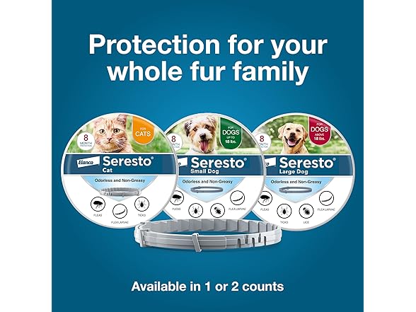 Seresto Cat Vet-Recommended Flea & Tick Treatment