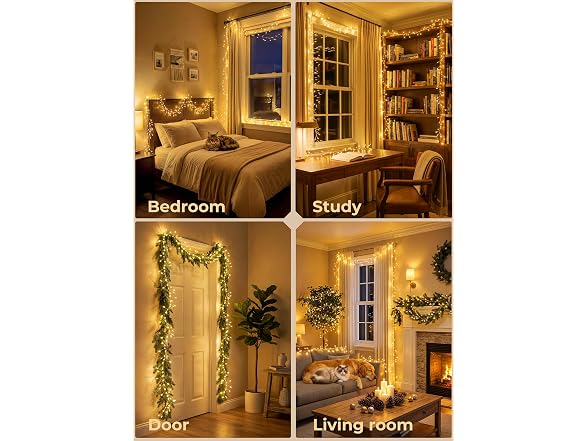 SmartDawn Fairy Lights Plug in 10FT