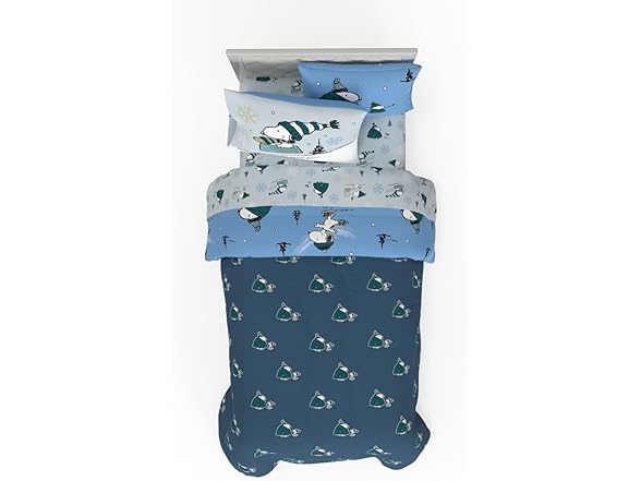 Franco Collectibles Peanuts Snoopy 5Pc Bedding Set