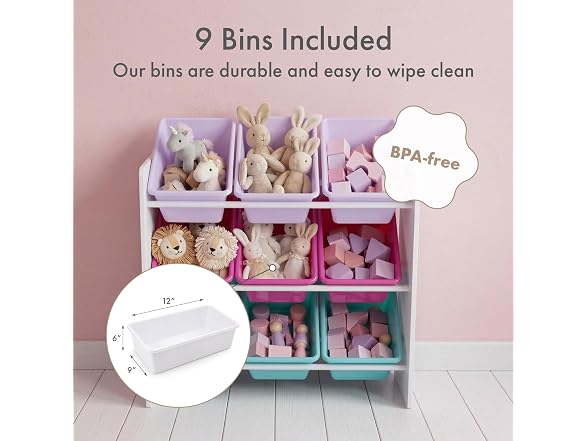 Humble Crew Kids Toy Organizer 9 Bins