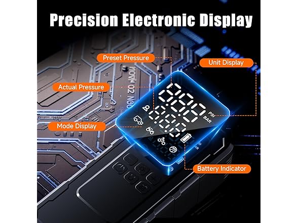 Clopria Portable Tire Inflator