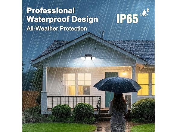 DAMINY Solar Security Light with Radar Motion Sensor