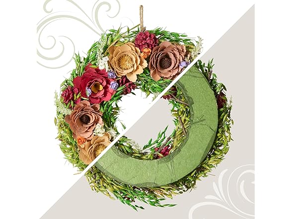 National Tree Company 17" Spring Wood Curl Wreath