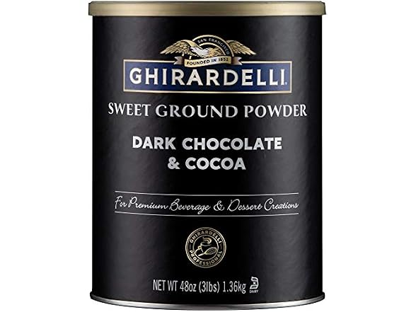 Ghirardelli Sweet Ground Chocolate Cocoa 3lb