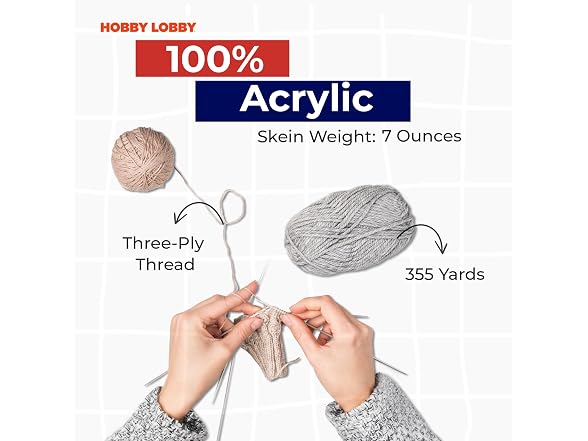 Hobby Lobby Ivory I Love This Yarn, 355