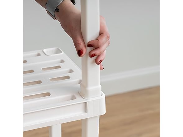 IRIS USA 3-Tier Light Duty Plastic Shelving