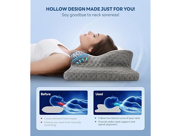 Cozyplayer Neck Pillow for Pain Relief