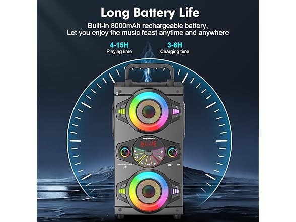 Portable Bluetooth Speaker | 60W