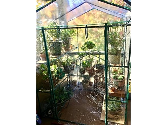 Home-Complete Walk in Greenhouse with 8 Sturdy Shelves