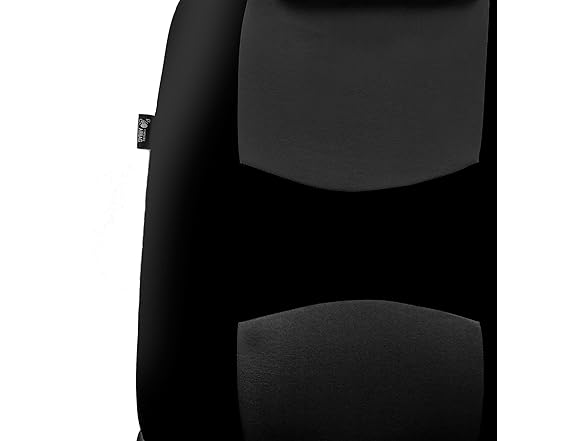 Front Cloth Seat Covers Black