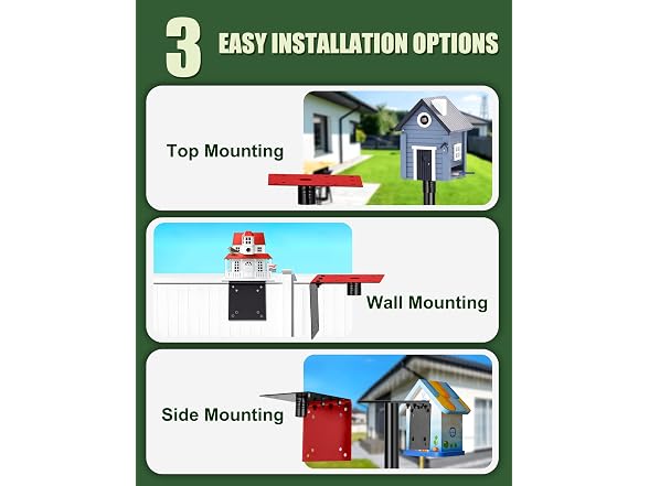 XDW-GIFTS 76in Metal Bird Feeder Pole