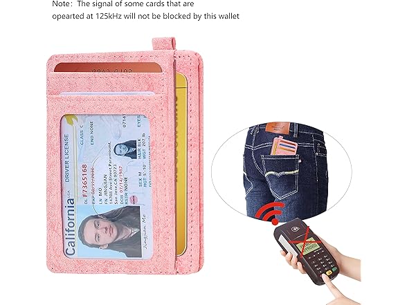 SZUSHINE Minimalist Leather Wallet RFID