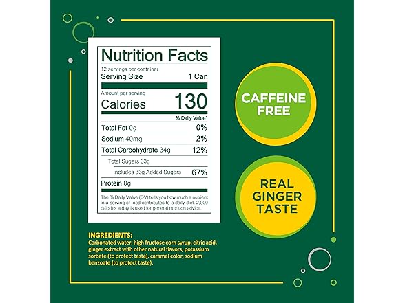 Seagram's Ginger Ale, 12 fl oz, 12 Pack