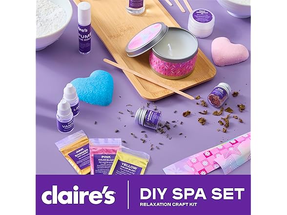 Claire’s DIY Bath Bomb & Scented Candle Making Set