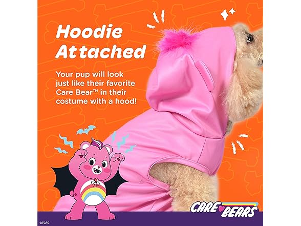 Care Bear for Pets Sleeveles Hoodie Dog Costume