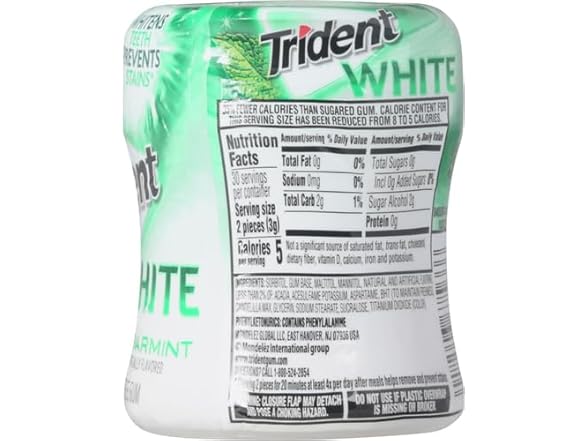 Trident White Spearmint 60ct