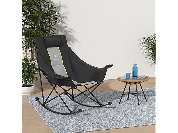 Dowinx Oversized Rocking Camping Chair