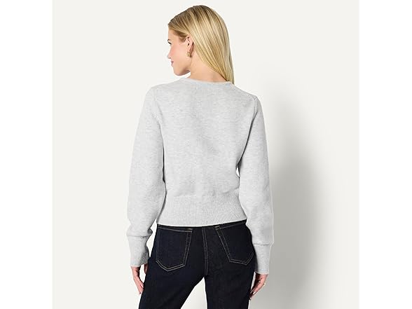 AE Womens LS TieFront Cardigan w/ Bows