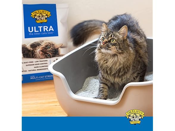 Dr Elseys Ultra Unscented Clumping Cat Litter 18lb