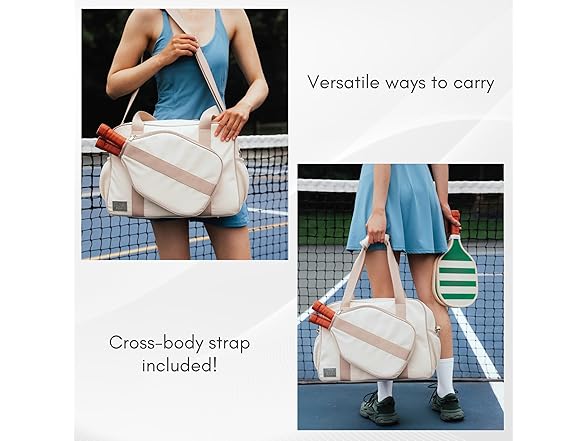Pickleball tote Adjustable Shoulder Strap