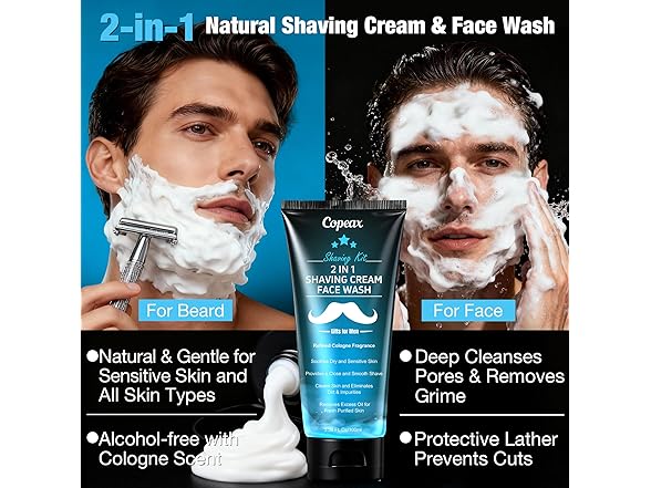 Shaving Kit for Men Sensitive Skin