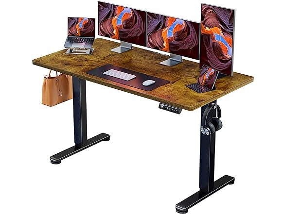 ErGear  Standing Desk, Vintage Brown