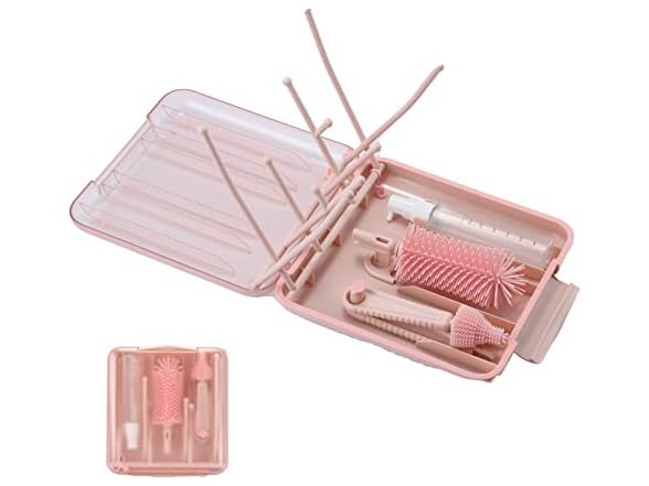Portable Baby Bottle Brush Set