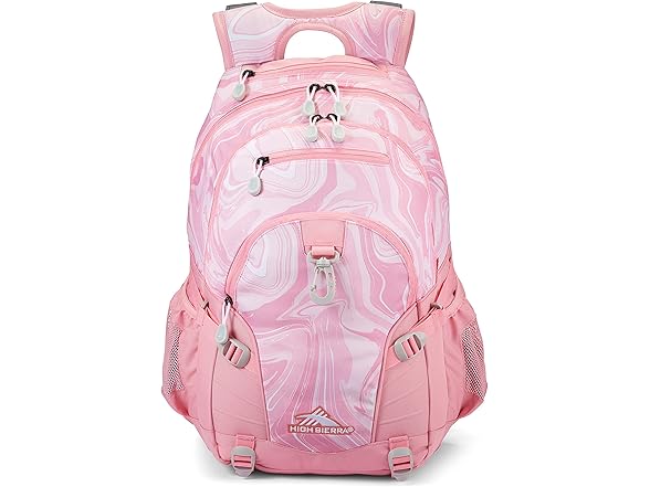 High Sierra Pink Marble Backpack