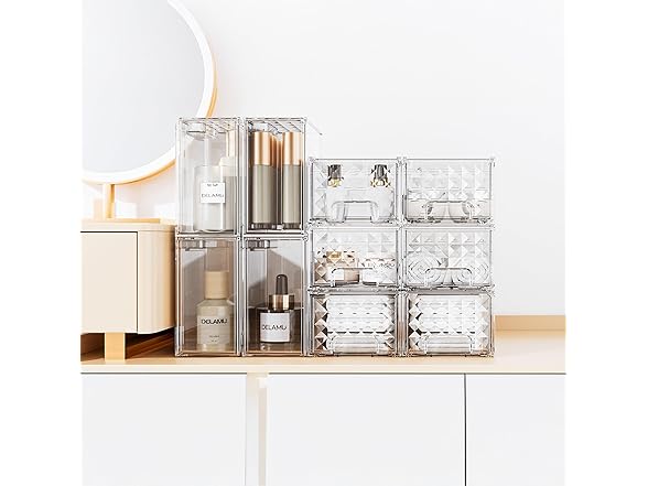 Delamu 4 Stackable Drawers