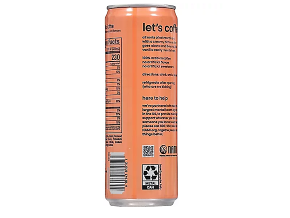 1CT We Are Happy Vanilla Latte Ready To Drink