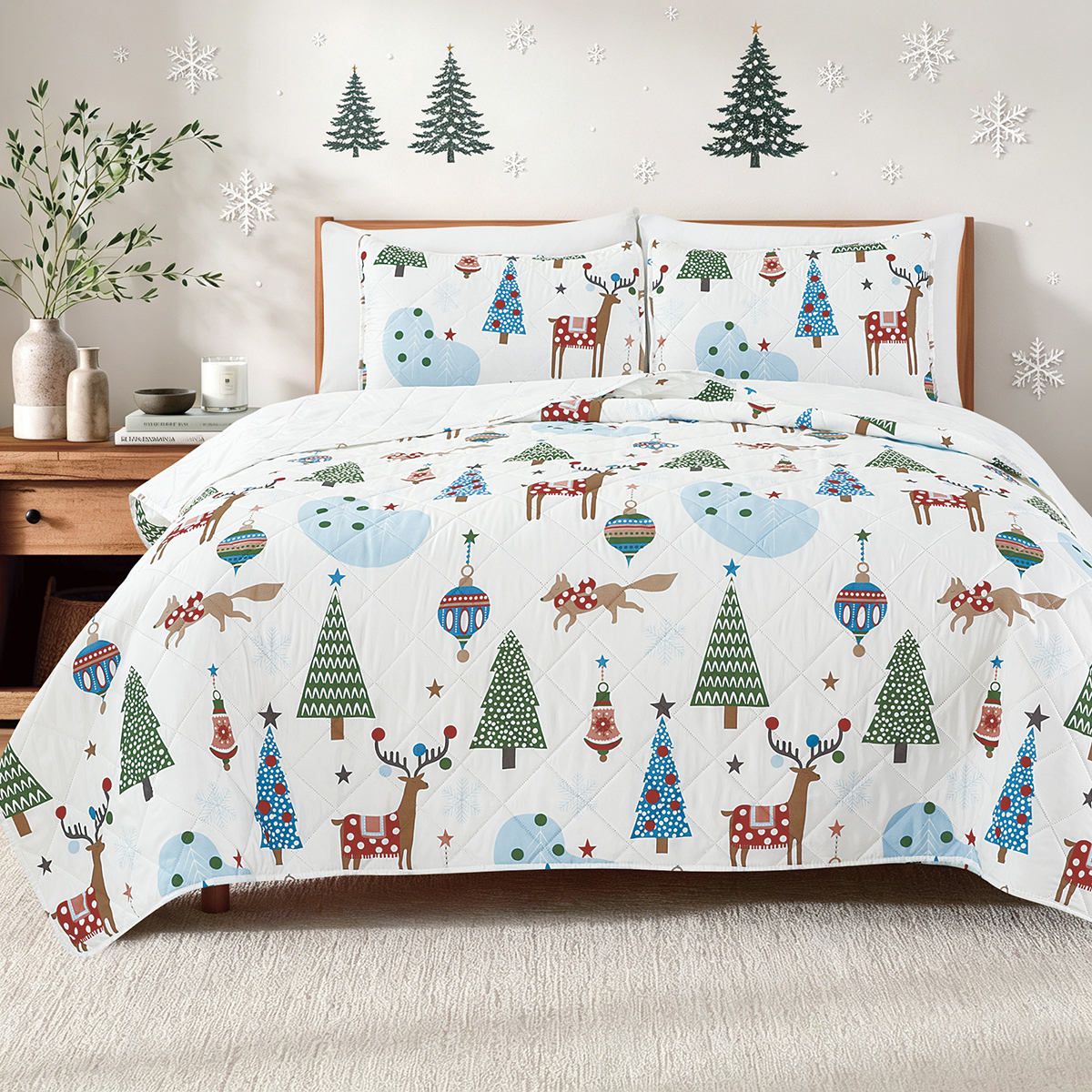 Dan River Christmas Print Quilt Sets - Gallery 11