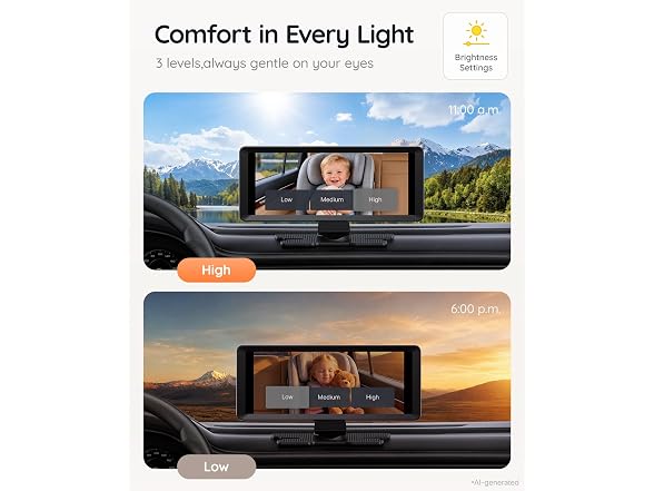 Babyvue BV3PRO Dual Car Baby Monitor