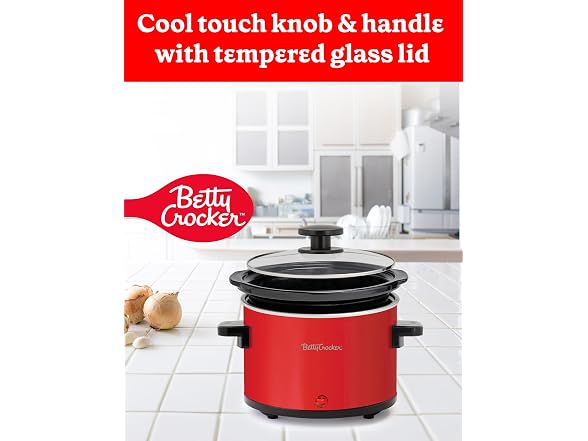 Betty Crocker 0.7-Quart Mini Slow Cooker