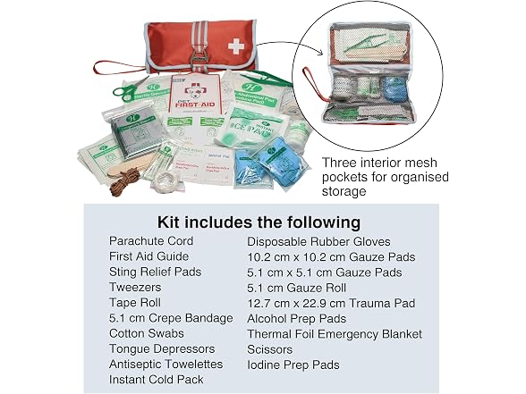 Kurgo Dog First Aid Kit - Emergency Care for 