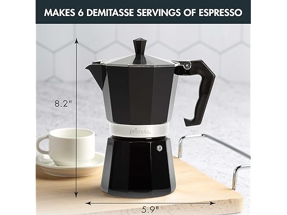 Primula Classic Moka Pot Stovetop Espresso and Coffee Maker
