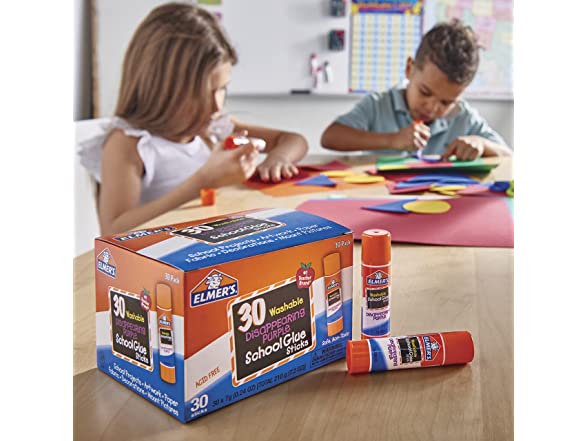 Elmer's Disappearing Purple School Glue Sticks