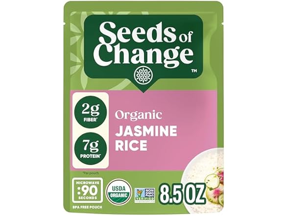 SEEDS OF CHANGE Certified Organic Jasmine Rice
