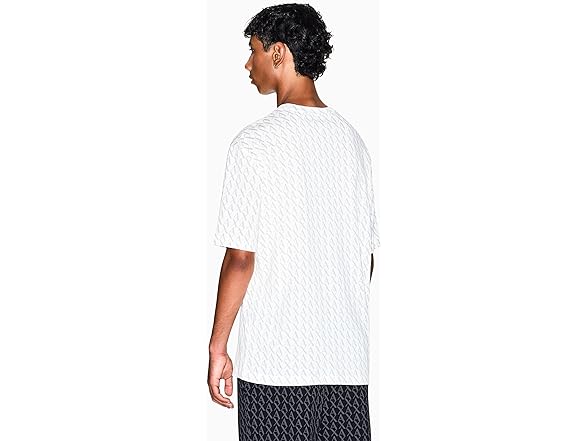 Armani Exchange Mens All Over Logo Tee (XS)